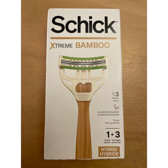 Schick | Grooming | New Schick Xtreme Bamboo 3 Blade Razor Handle 3 ...